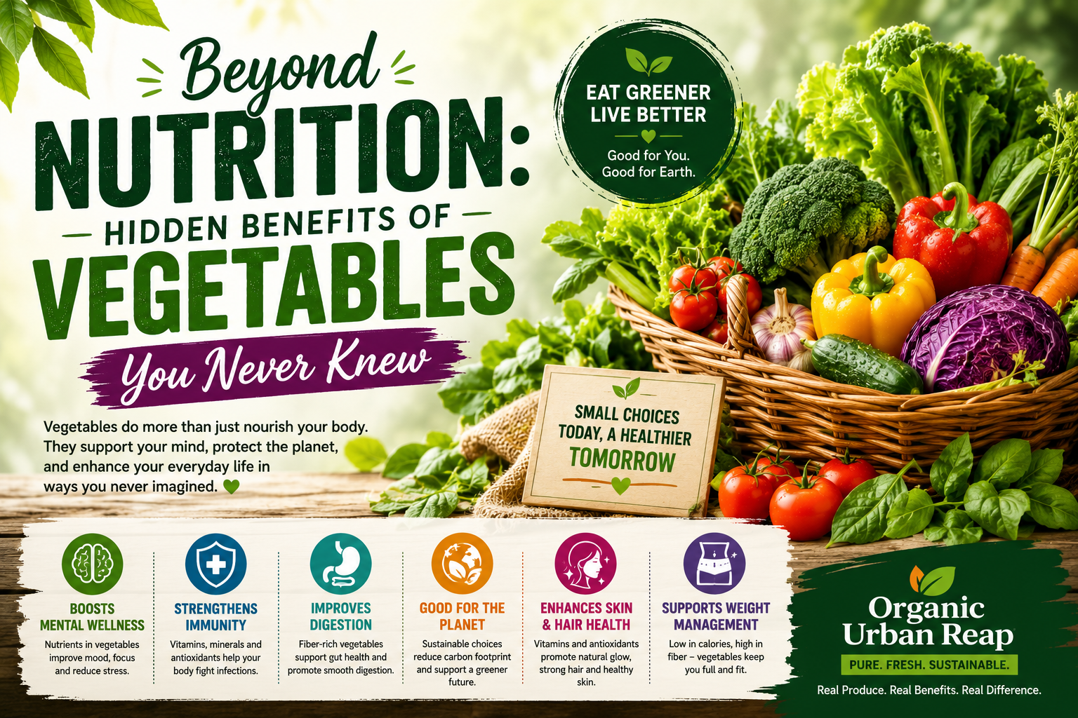 Beyond Nutrition: Hidden Benefits of Vegatables you never knew