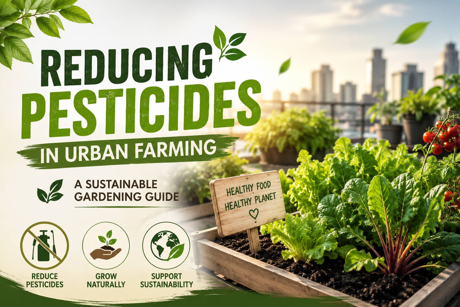 Reducing Pesticides in Urban Farming: A Sustainable Gardening Guide