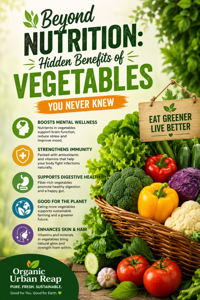 Beyond Nutrition: Hidden Benefits of Vegatables you never knew