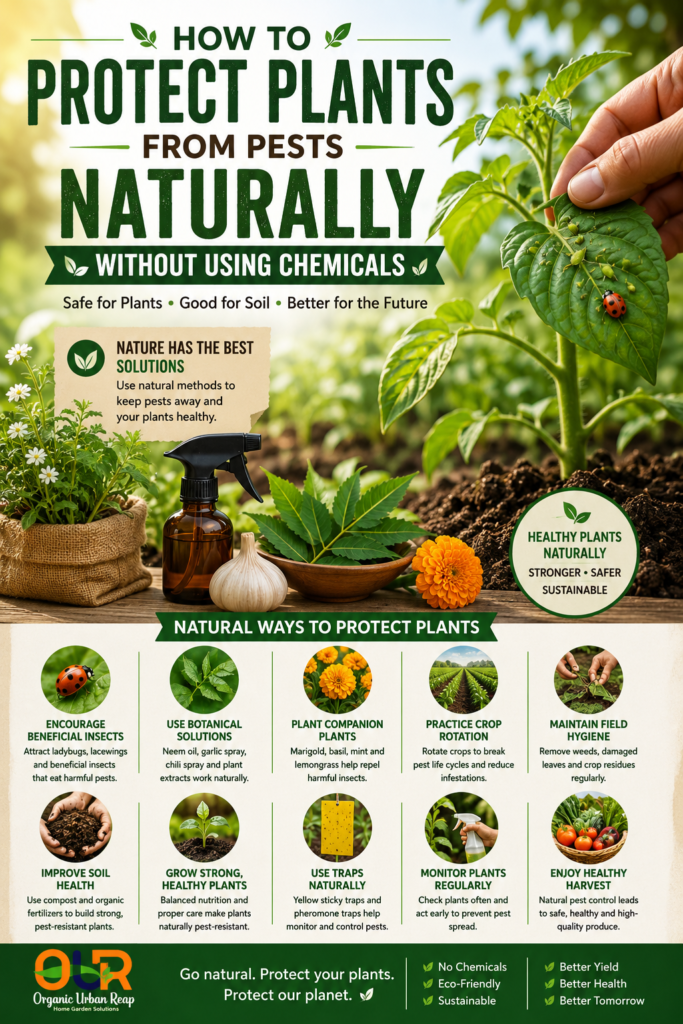 How to Protect Plants from Pests Naturally Without Using Chemicals