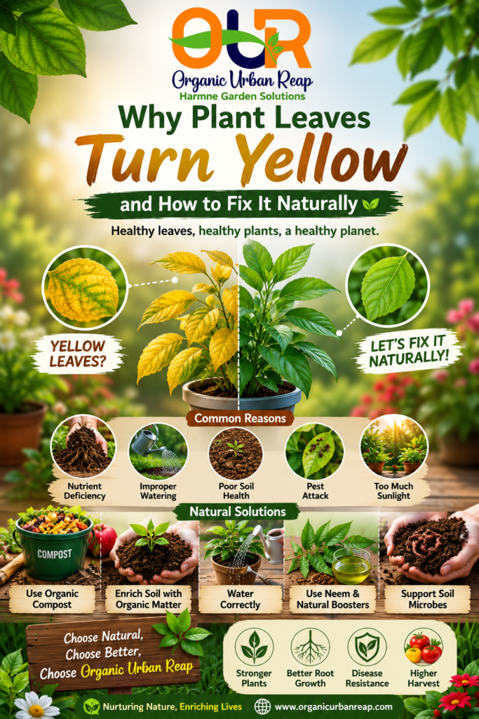 Why plant Leaves Turn Yellow and How to Fix it Naturally. 